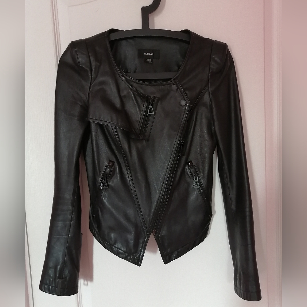 ** SOLD ** RUDSAK Leather vest size XS